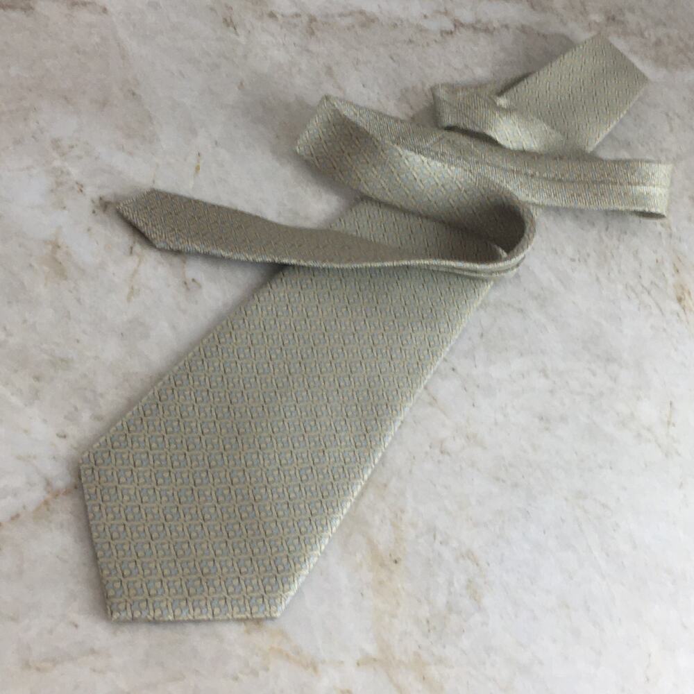 BIJOUX TERNER YELLOW, BLUE, ALL SILK NECKTIE